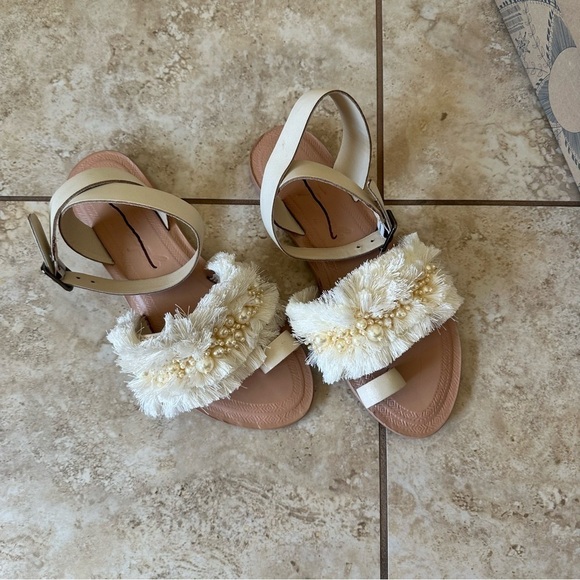 NEW Free People Sun Peaks Embellished Sandals size 37.5 - Picture 11 of 11